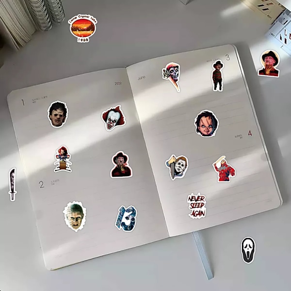 100X Dead by Daylight DBD Killers The Good Guy Läder Face The Shape Stickers