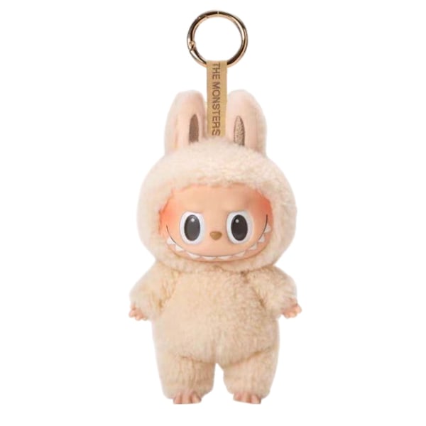 LABUBU The Monsters Etciting Macaron Plyschdockor Nyckelring Leksak Blind BoX Gåvor H