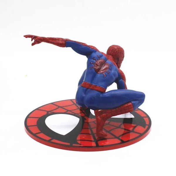 Handgjord Spider-Man Figurin - Marvel Avengers Modell med Displaybas