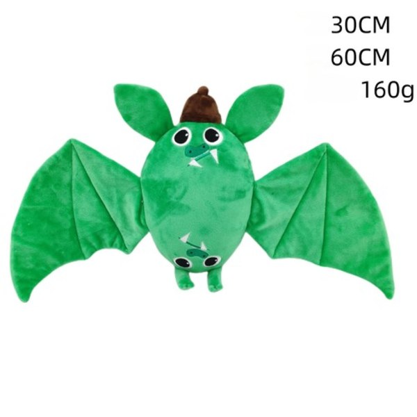 Garten of Ban3 BanPlush Leksaker 9 tum Skräckspel Leksak Garden of Ban Plyschgåva Green bat