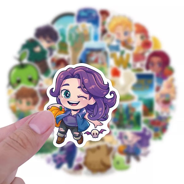 50X Stardew Valley Steam NS Game Farm Characters Stickers Decal Graffiti Laotop