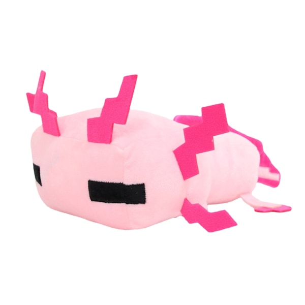 30cm Rosa Blå Salamander Minecraft Plyschdocka Axolotl Mjuk Gosig Leksak 1-2 ST 30cm Blue+Pink(2pcs)