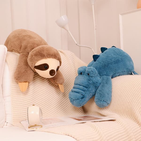 Gosedjur Gosedjur Räv Krokodil Sengångare Squishy Plyschleksak mjuk fox