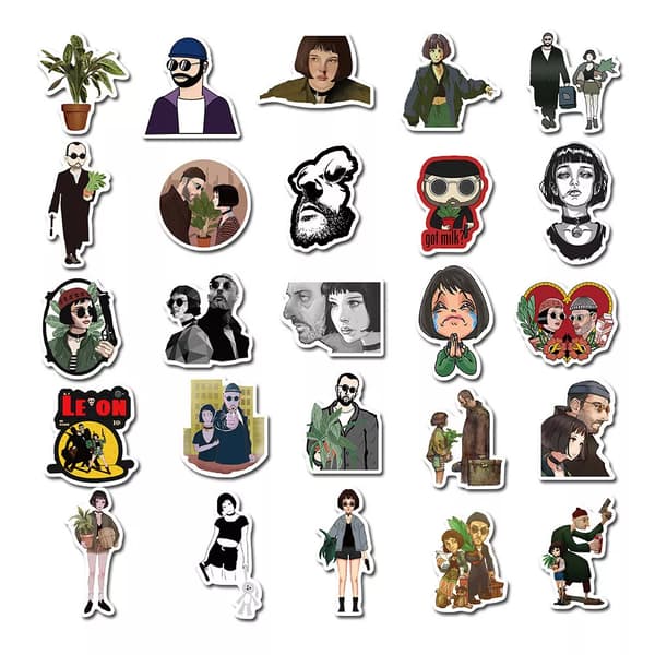 50st Classic Léon The Professional Movie Mathilda Lando Stickers Telefon Graffiti