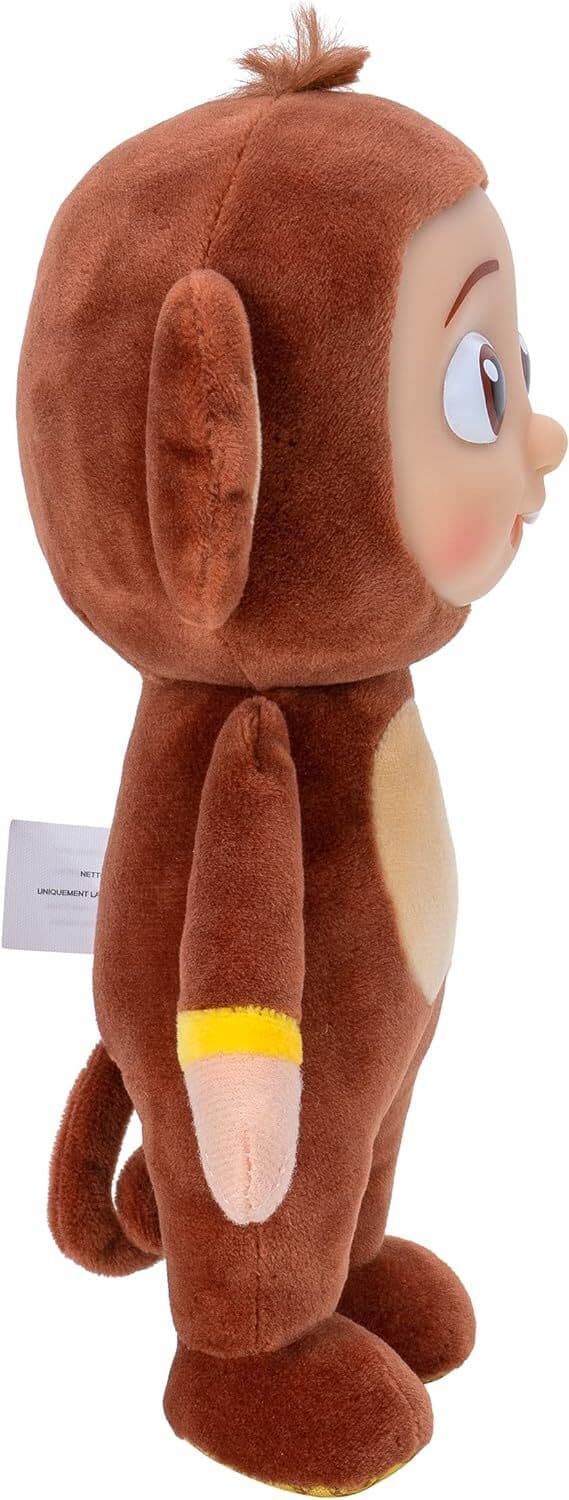 Cocomelon - JJ Monkey Plysch Action Figur Doll - Leksak för barn, pojkar och flickor, 8"