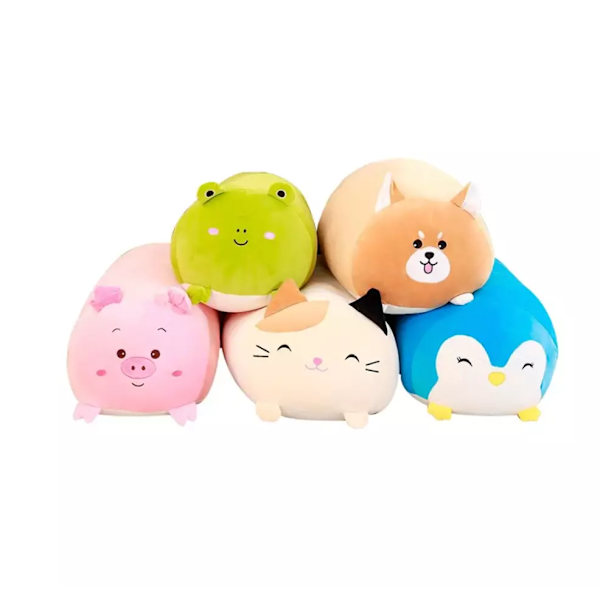 28 cm Mjuk Animal Cartoon Kudde Kudde Plysch Perfekt för barnfödelsedag Pig