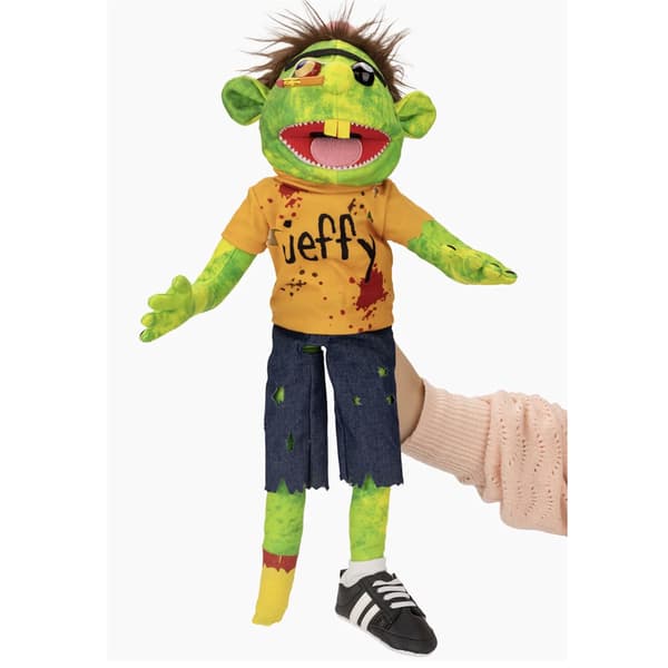 Mjuk plyschdocka handdocka för lekhus, busig rolig dockleksak ❥ C:30CM One Size