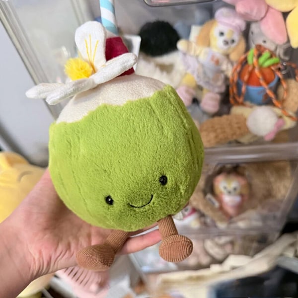 JellyCat Aruba Kokosnöt Mjuk Leksak Rolig Amuseables Plysch för Barn