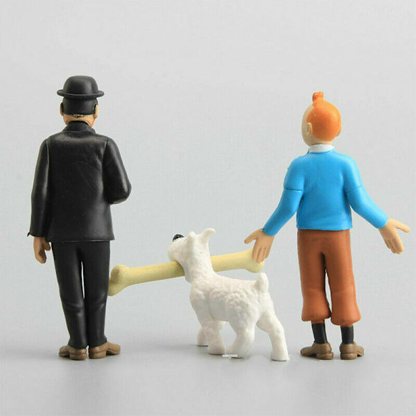 The Adventures of Tintin Toys Cake Toppers Kids Party Bag Filler