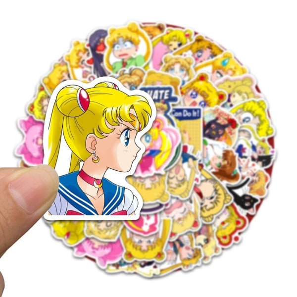 50 st Sailor Moon Luna Crystal Naoko Takeuchi Cosmo The Movie Stickers Manga DIY