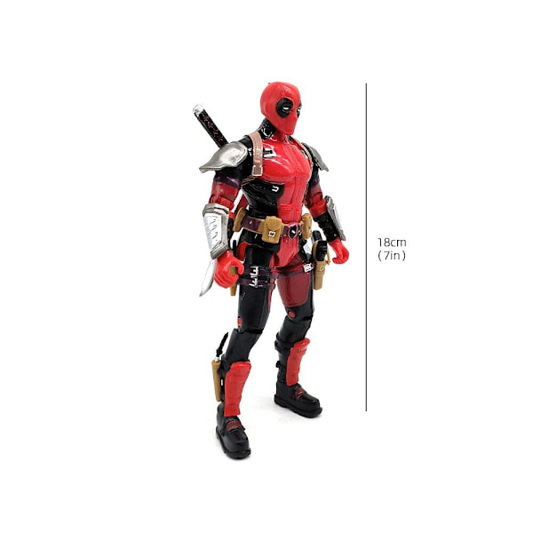 Ny Deadpool & Wolverine Actionfigur Leksaksmodell Samling i Lager Barnpresent Wolverine