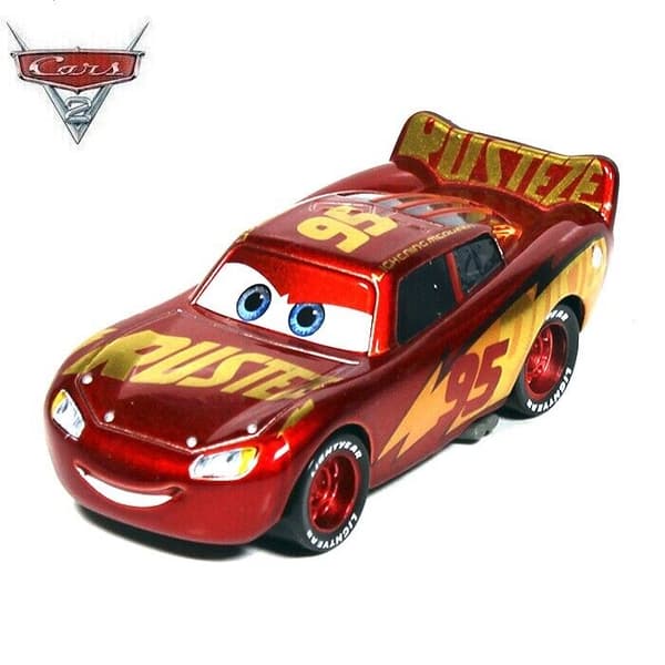 Disney-Pixar Cars Wine Red Third Generation McQueen 1:55 Diecast Model Car Toy