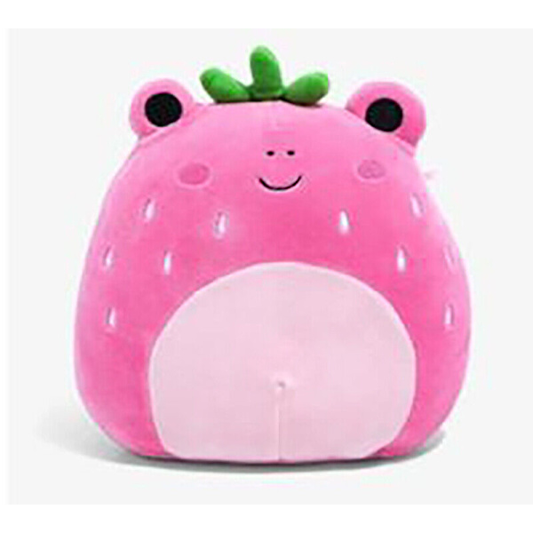 Squishmallows Docka Plyschleksak Kudde Stoppad Kuddleksak Tecknad Mjuka Leksaker Julklapp Strawberry Frog