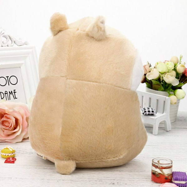 Bedårande Kawaii Fluffig Hamster Mjuk Plyschleksak Docka Söta Gosedjur Presenter NY Gray