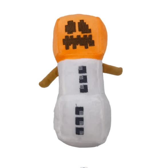 18cm Snögolem Minecraft Plyschleksaker Fylld Docka Mjukisdjur Leksak Barnpresenter