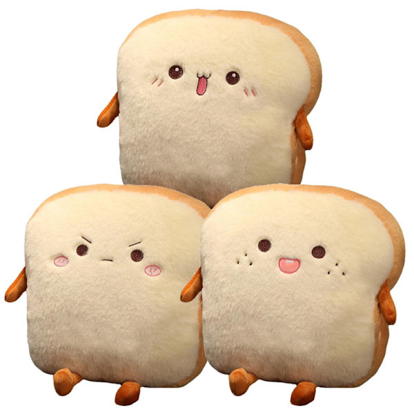 Mjuk Brödkudde Söt Simuleringsmat Toast Docka Varm Handkudde cute1