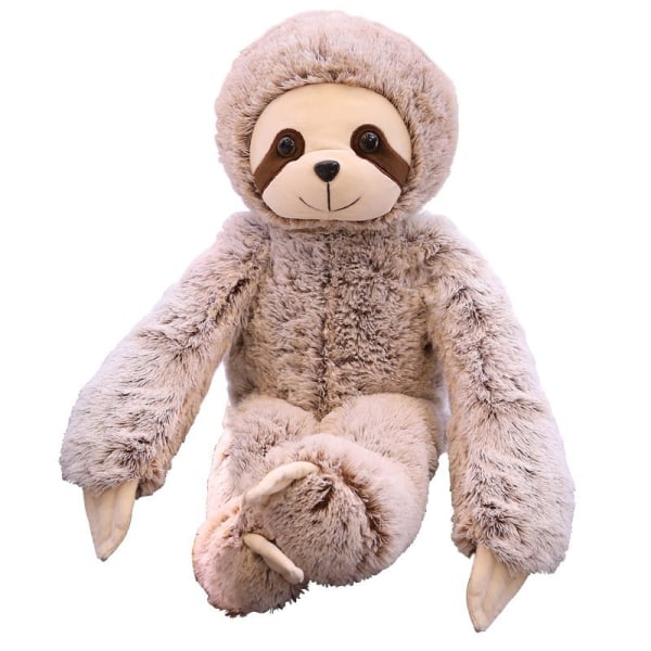 Sloth Plyschleksak Mjuk djuruppstoppad docka Söt jätte teddy julklapp för barn 65CM