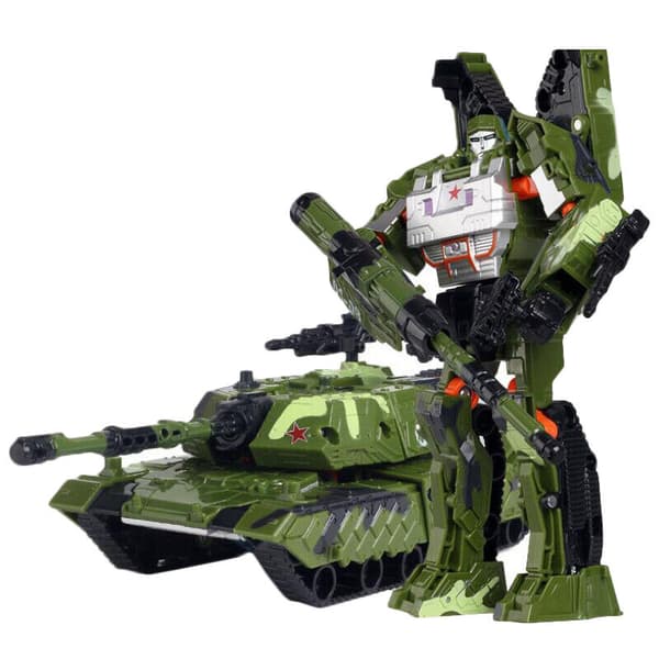 Transformator Megatank Robotar Lastbil Bil Action Figur Barnleksaker Optimus Prime