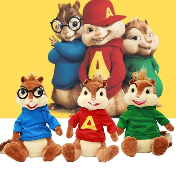 Fängslande Alvin och gänget Theodore Simon Docka Leksak Theodore