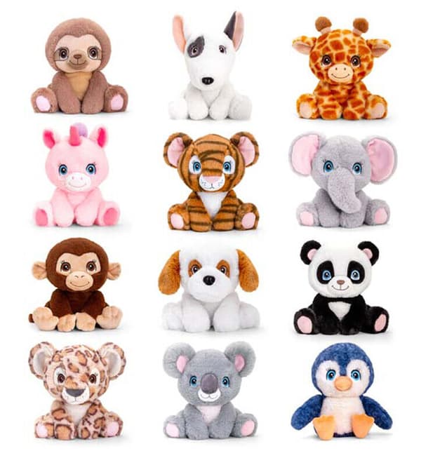 Keeleco Adoptable World Plyschleksaker 100 % återvunnet material Miljövänliga krambara GIRAFFE