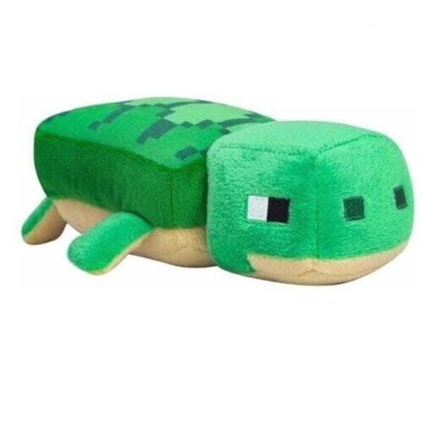 18 cm Minecraft Happy Explorer Sea Turtle Mjukleksak Ny plysch