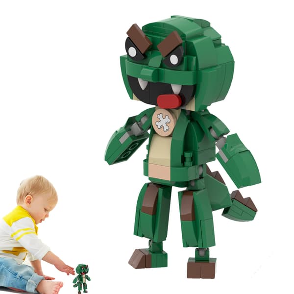 Poppy Playtime Kapitel 4 Pianosaurus Doey Yarnaby Spelfigur Byggklossar C