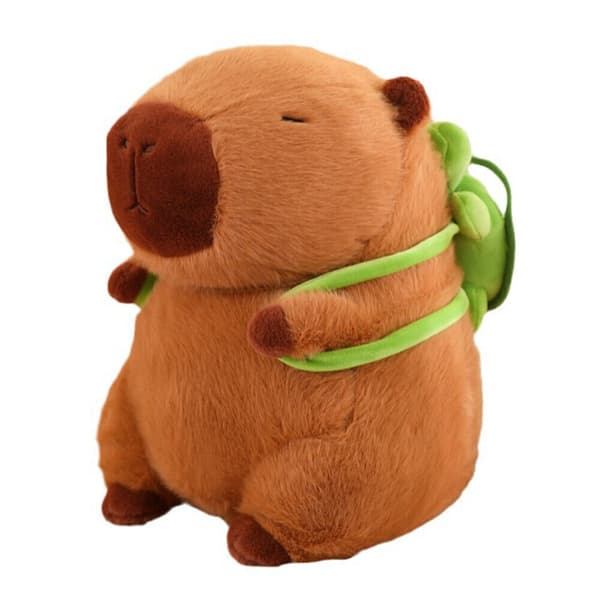 Simulering Capybara Plysch Tecknad Capybara Gosedjur Docka Leksak Födelsedagspresent mjuk 23cm
