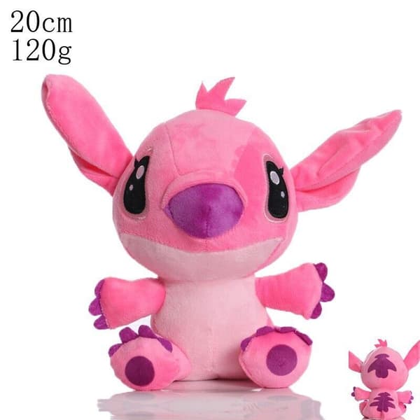 Stitch Docka Interstellär Baby Tygdocka Mickey Mouse Vinne Mjuk Present Plyschleksak 22cm red backpack