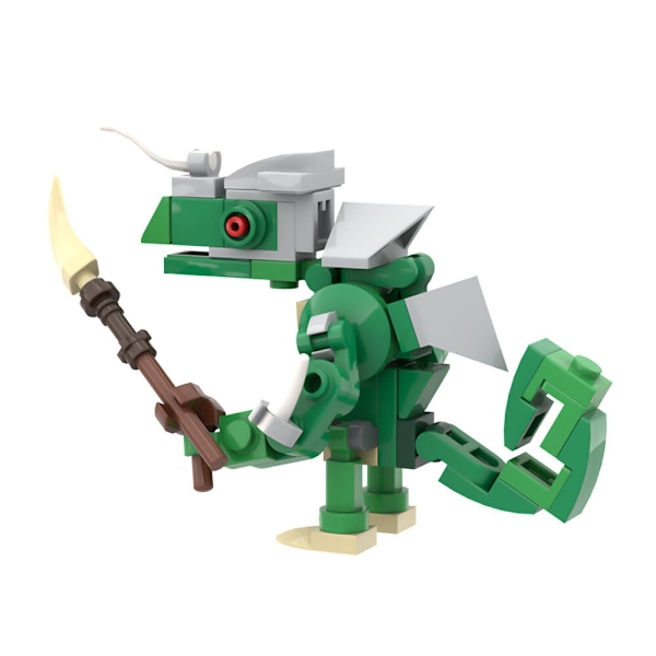 Zelda Breath of the Wild 2\" Lizalfos Byggkloss Set Kreativa Monsterklossar