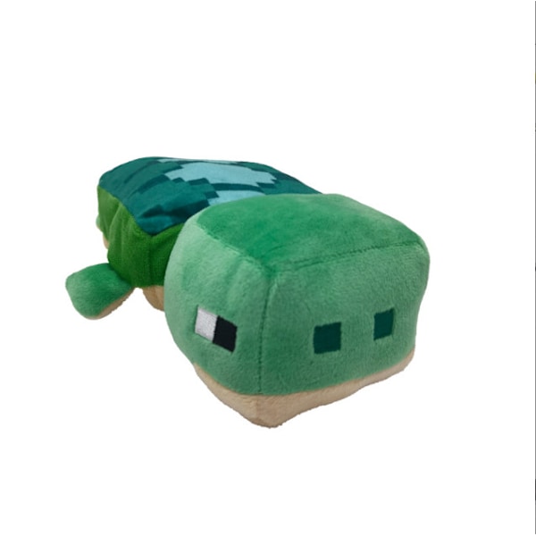 18cm Tecknad Minecraft Djur Plyschleksak Mjuk Fylld Docka Ny Sköldpadda Julklapp