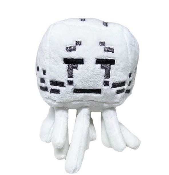 Tecknad Minecraft Djur Plyschleksaker Mjuka Gosedjur Docka Present Svartögd Ghast 15cm