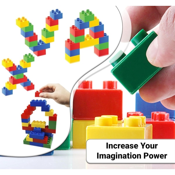 Mega Byggklossar för Barn Utbildande Byggleksaker Tegelstenar Set 150st Toy Set 150pcs