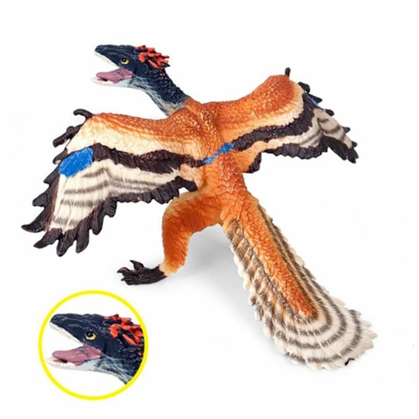 Dinosaurie Dinosauriefigurer Leksaker Archeopteryx Modell Carnotaurus Pterosauriedocka
