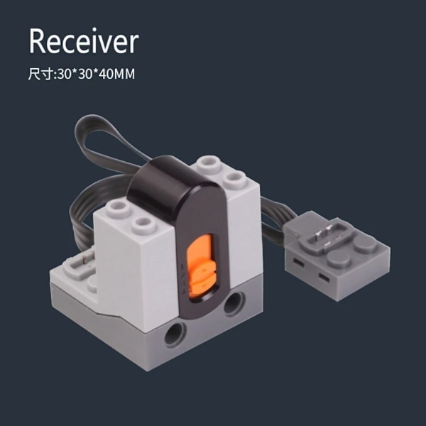 Motor Multiverktyg Byggklossar Motor Servo Tågmotor MOC Teknisk Del Receiver