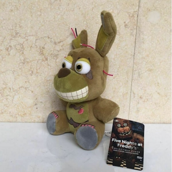 FNAF Spring Trap Plyschdocka Five Nights at Freddy's Mjuk Leksak Barn Vuxna Gåva