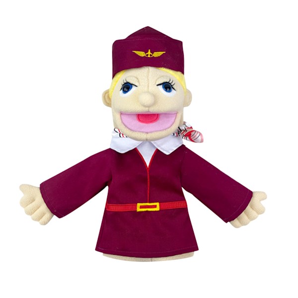 Mjuk plyschleksak handdocka, roliga dockor leksak professionell karaktär handdocka 0 #10