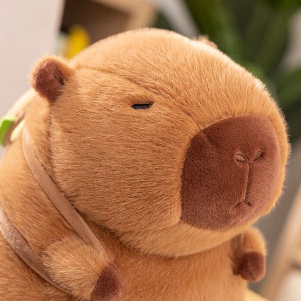 Med Hamburg Simulering Capybara Plyschleksak Capybara stoppade dockor Heminredning 33cm