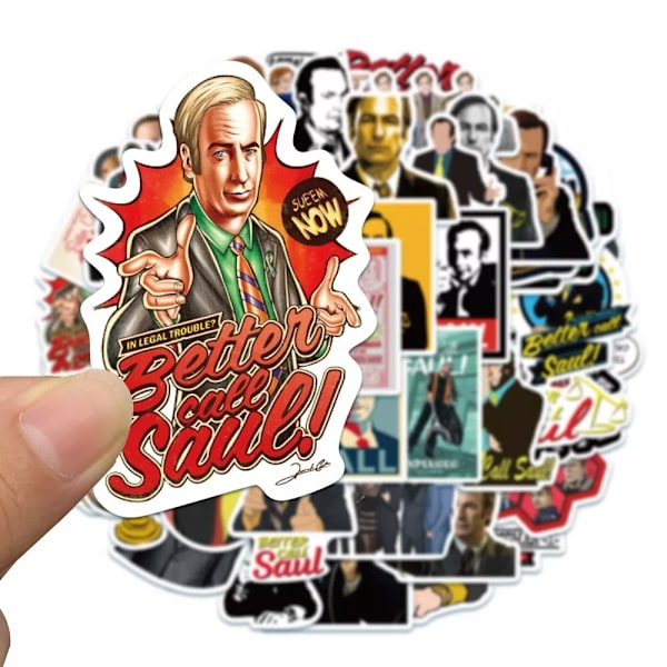 50 st Better Call Saul Breaking Bad Saul Goodman Jimmy McGill AMC Crime Stickers