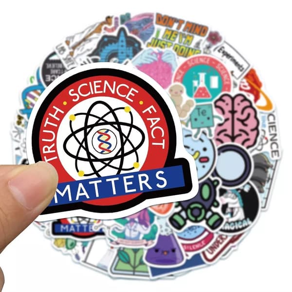 50st Science Laboratory Kemi Lab Fysik Big Band Theory Theme Stickers
