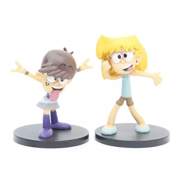 Barn 8-pack The Loud House Figurleksaker från TV-programmet Nickelodeon 5-8 cm