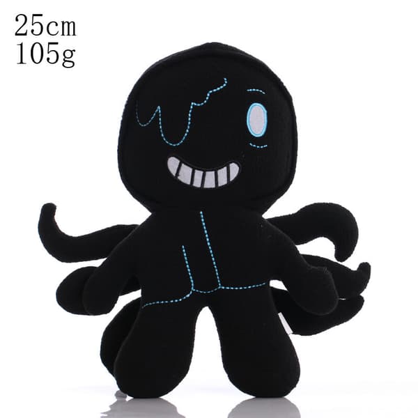 Undertale Plyschdocka Undertale Kartong Fylld Sans Docka Gåva Pojke Barn Wiki leksak mjuk Black Octopus 25cm