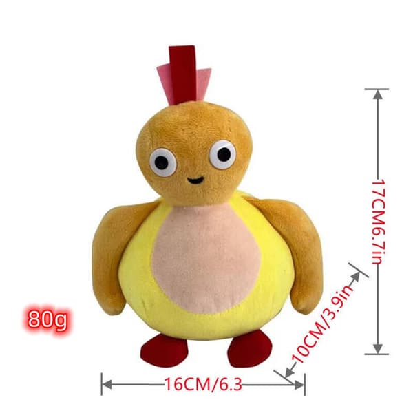 Ny Animation Twirlywoos Chickedy Chick Toodaloo Bighoo Plyschleksaker Julklapp mjuk E5