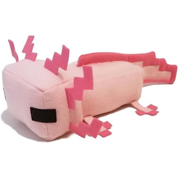 Minecraft Plyschleksak Mjuk Fylld Docka 25cm Rosa Salamander Barnpresent