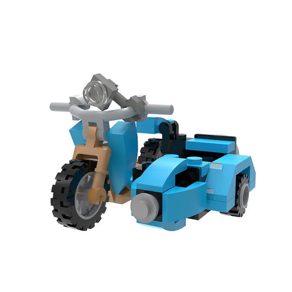 Moc Magic Film Hagrided Mini Motorcykel Byggklossar Bilmodell Barnklossar