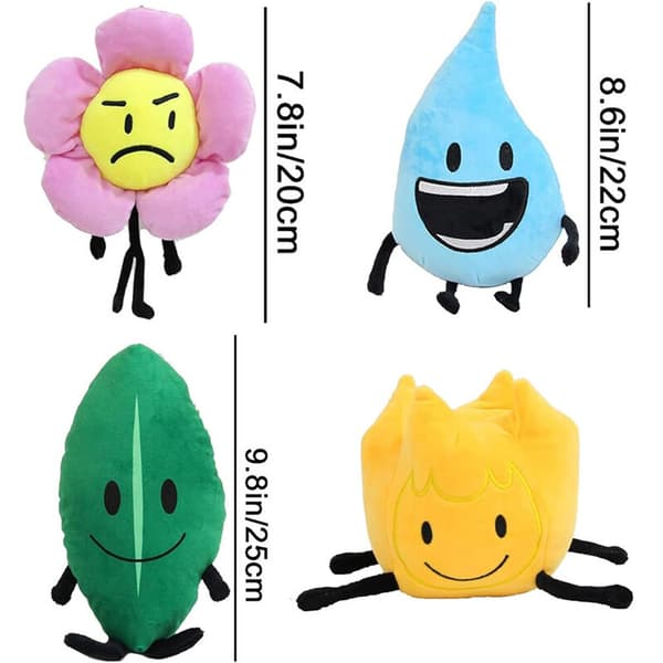 Bfdi Plyschleksak Fylld Docka Plysch Battle For Dream Island Barnens Dag Present Leksak Cube