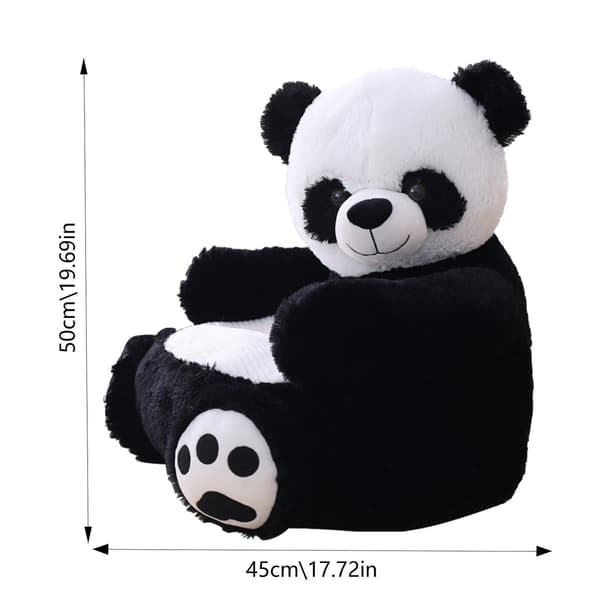 Panda Plyschfåtölj för Barn Barn Stoppad Sittande Panda Fåtölj Soffa large panda