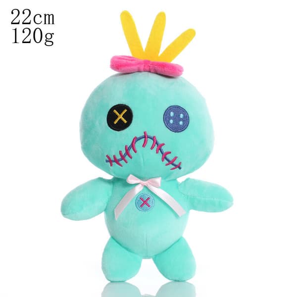 Stitch Docka Interstellär Baby Tygdocka Mickey Mouse Vinne Mjuk Present Plyschleksak 20cm Heart hugging Blue