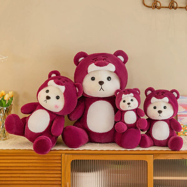 Teddy Tales Bear Cosplay Lotso Plyschdockor Fyllda leksaker Heminredning Barnpresent 40cm/15.75in