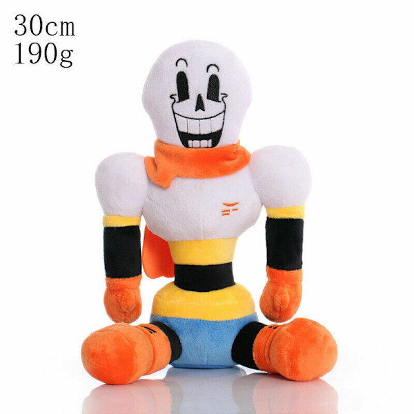 Deltarune Undertale Lancer Ralsei Asriel Plysch Figur Leksak Mjuk Fylld Docka Gåva Sitting Withered Skull 30cm