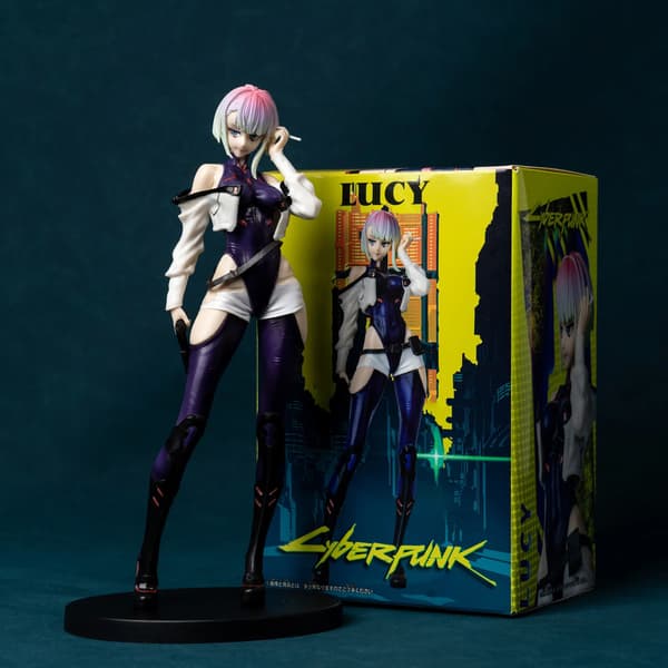 Figur Cyberpunk Edgerunners Anime Rebecca David Martinez Lucy Modell Leksak Samlarobjekt B with box